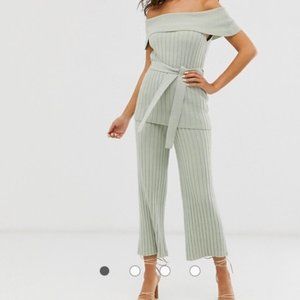 #ASOSDESIGN two-piece set cullotes and sweater